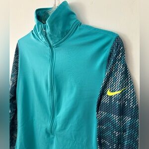 Nike Pro Dri-FIT Turquoise Top